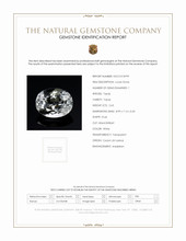 2.63 Ct. White Topaz from Ceylon (Sri Lanka) Scan Report