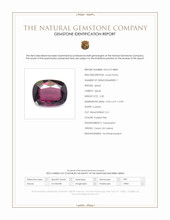 2.30 Ct. Purplish Pink Spinel from Ceylon (Sri Lanka) Scan Report