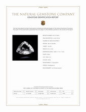 22.42 Ct. White Quartz from Madagascar Scan Report