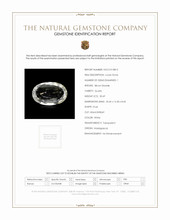 30.69 Ct. White Quartz from Madagascar Scan Report