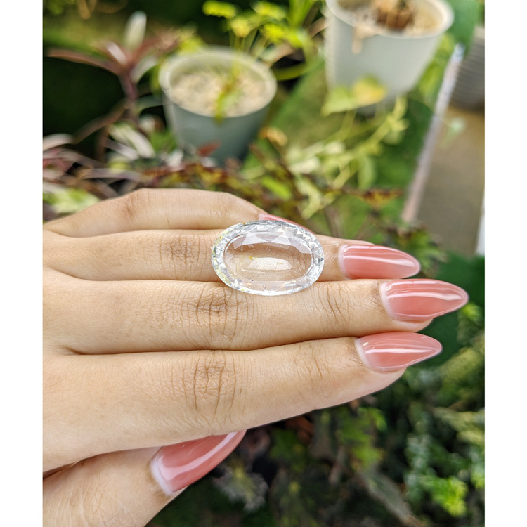 30.69 Ct. White Opal from Madagascar