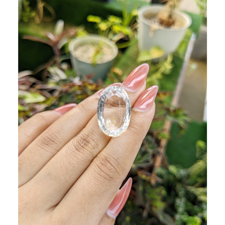 30.69 Ct. White Opal from Madagascar