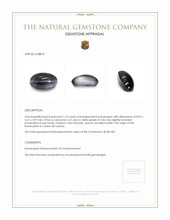 1.72 Ct. Cabochon Kornerupine from Ceylon (Sri Lanka) Appraisal