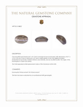 1.69 Ct. Cabochon White Opal from Ceylon (Sri Lanka) Appraisal