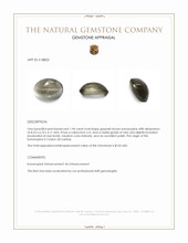 1.94 Ct. Cabochon White Opal from Ceylon (Sri Lanka) Appraisal