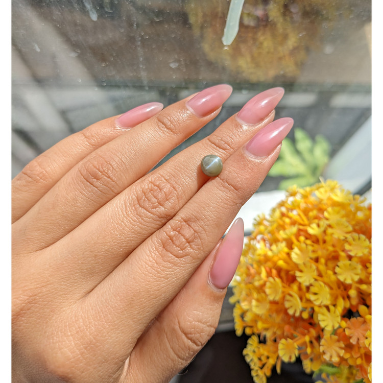 2.33 Ct. Cabochon White Opal from Ceylon (Sri Lanka)