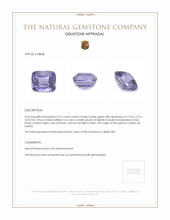 2.61 Ct. Purple Spinel from Ceylon (Sri Lanka) Appraisal
