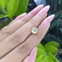 1.68 Ct. Cabochon Chrysoberyl from Ceylon (Sri Lanka) Life Style