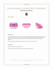 1.18 Ct. Purplish Pink Spinel from Tanzania Appraisal