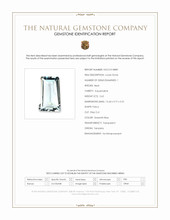 5.62 Ct. Aquamarine from Tanzania Scan Report