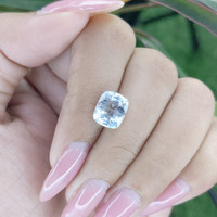 2.74 Ct. Aquamarine from Tanzania Life Style