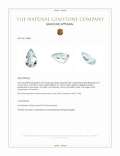 2.60 Ct. Aquamarine from Tanzania Appraisal