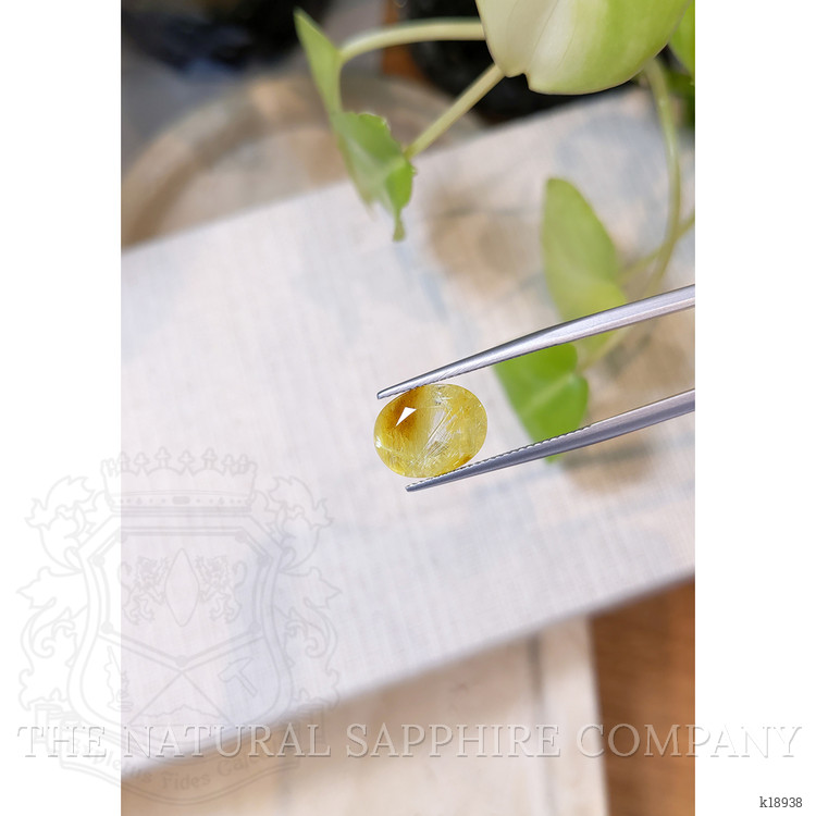 4.72 Ct. Rutilated Quartz from Ceylon (Sri Lanka)