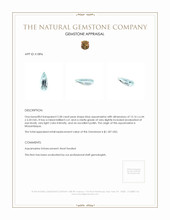 2.58 Ct. Aquamarine from Mozambique Appraisal