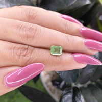 1.53 Ct. Tsavorite Garnet from Tanzania Life Style