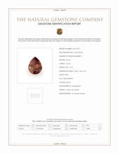 2.79 Ct. Brown Zircon from Ceylon (Sri Lanka) Scan Report