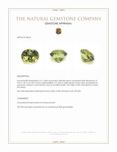 3.51 Ct. Chrysoberyl from Ceylon (Sri Lanka) Appraisal