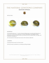 1.17 Ct. Cabochon Chrysoberyl from Madagascar Appraisal