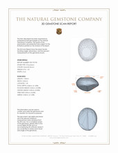1.20 Ct. Cabochon Chrysoberyl from Madagascar 3 D Scan Report