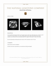 104.00 Ct. White Topaz from Ceylon (Sri Lanka) Appraisal