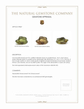 10.41 Ct. Alexandrite Crystal from Ceylon (Sri Lanka) Appraisal