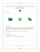 0.68 Ct. Tourmaline from Brazil Appraisal