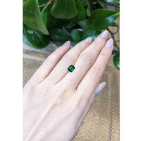 1.56 Ct. Tsavorite Garnet from Tanzania Life Style