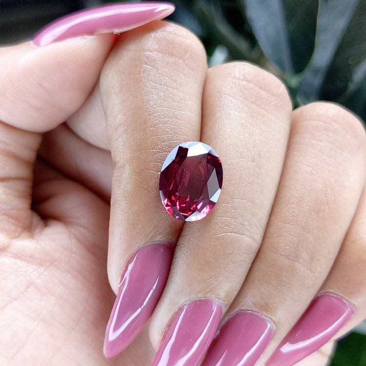 6.14 Ct. Rhodolite Garnet from Tanzania