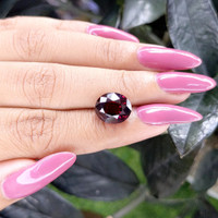 6.92 Ct. Rhodolite Garnet from Tanzania Life Style