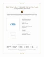 0.59 Ct. Blue Aquamarine from Mozambique Scan Report