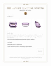 0.45 Ct. Spinel from Ceylon (Sri Lanka) Appraisal