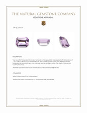 0.45 Ct. Spinel from Ceylon (Sri Lanka) Appraisal