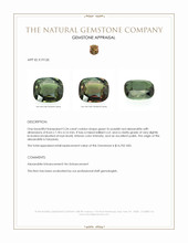 2.54 Ct. Alexandrite from Tanzania Appraisal