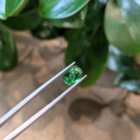 3.15 Ct. Cabochon Tsavorite Garnet from Tanzania Life Style