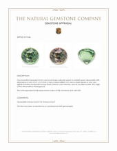 0.65 Ct. Alexandrite from Madagascar Appraisal