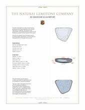 12.85 Ct. Boulder Opal from Australia 3 D Scan Report