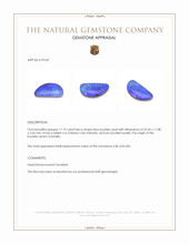 11.19 Ct. Boulder Opal from Australia Appraisal