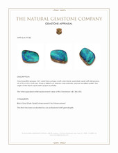 2.01 Ct. Multi Color Black Opal (Dark Opal) from Australia Appraisal