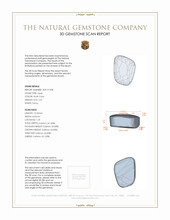 2.01 Ct. Black Opal from Australia 3 D Scan Report