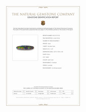 16.59 Ct. Multi Color Boulder Opal (Ironstone Opal) from Australia Scan Report
