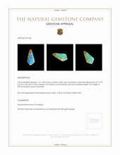 1.41 Ct. Multi Color Boulder Opal (Ironstone Opal) from Australia Appraisal
