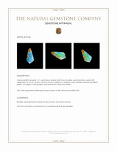 1.41 Ct. Multi Color Boulder Opal (Ironstone Opal) from Australia Appraisal