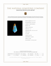 1.41 Ct. Multi Color Boulder Opal (Ironstone Opal) from Australia Scan Report