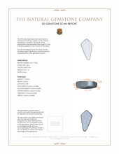 1.41 Ct. Semi-Black Opal from Australia 3 D Scan Report