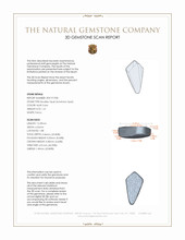 1.41 Ct. Multi Color Boulder Opal (Ironstone Opal) from Australia 3 D Scan Report