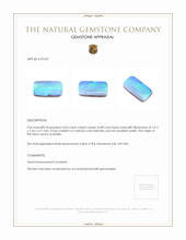 4.03 Ct. Multi Color Boulder Opal from Australia Appraisal