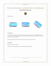4.03 Ct. Boulder Opal from Australia Appraisal
