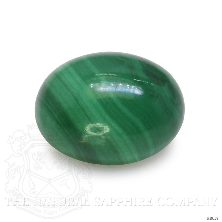 11.41 Ct. Cabochon Malachite from Russia