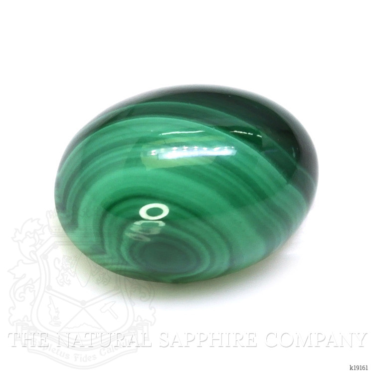 21.43 Ct. Cabochon Malachite from Russia