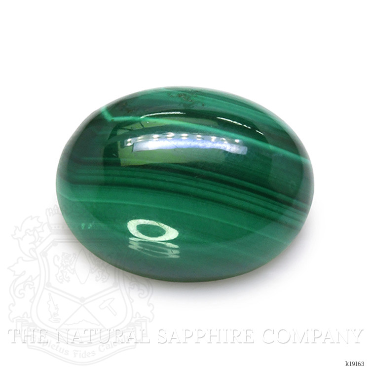 17.96 Ct. Cabochon Malachite from Russia
